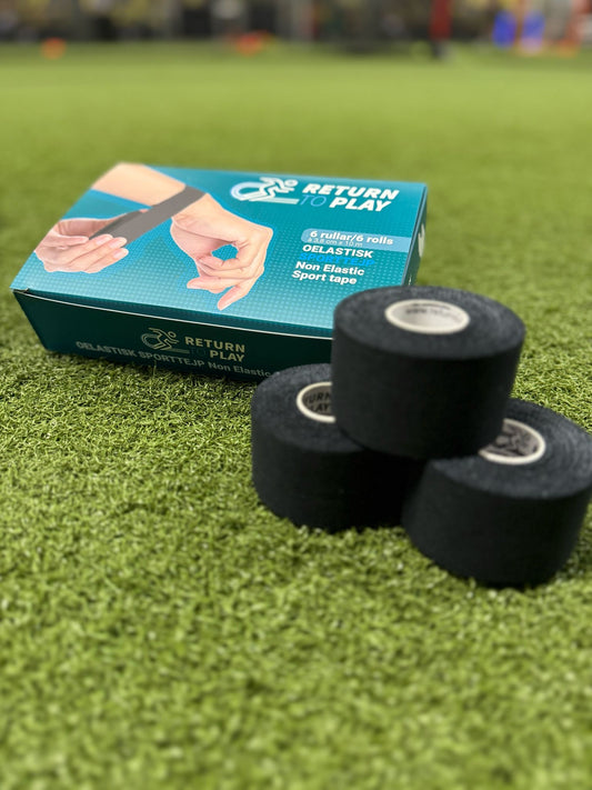 Athletic Sports Tape Black 6 rolls/box (3,8 cm x 10m)